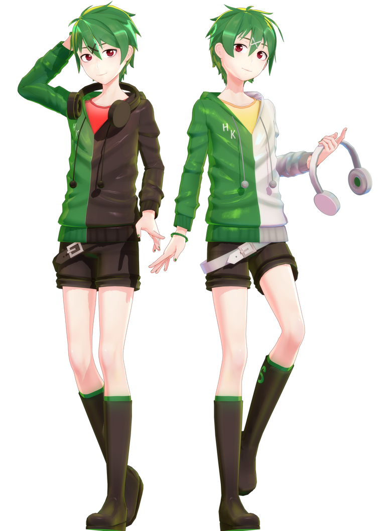 MMD Commission | Genshine Kyuu and Roku YoiStyle by adan-YoiStyle