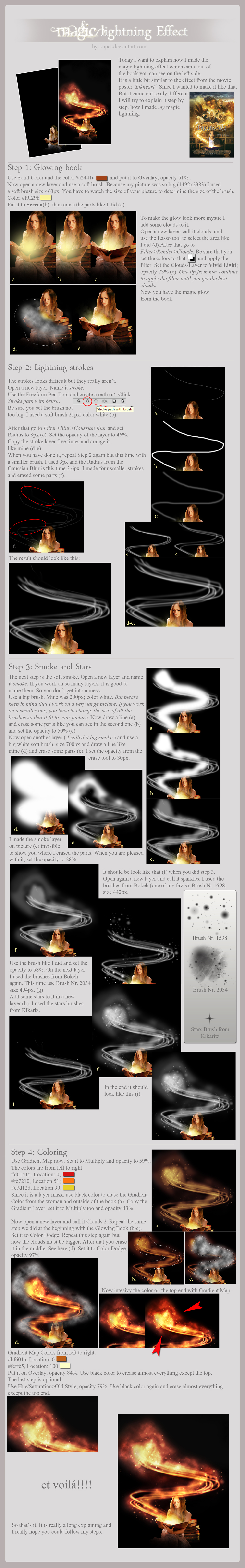 Magic Lightning Tutorial by kupat