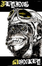 FLYING MONKEY print by urban-barbarian