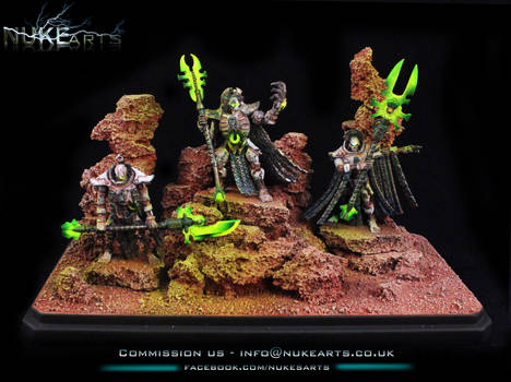 Necrons Trio Diorama