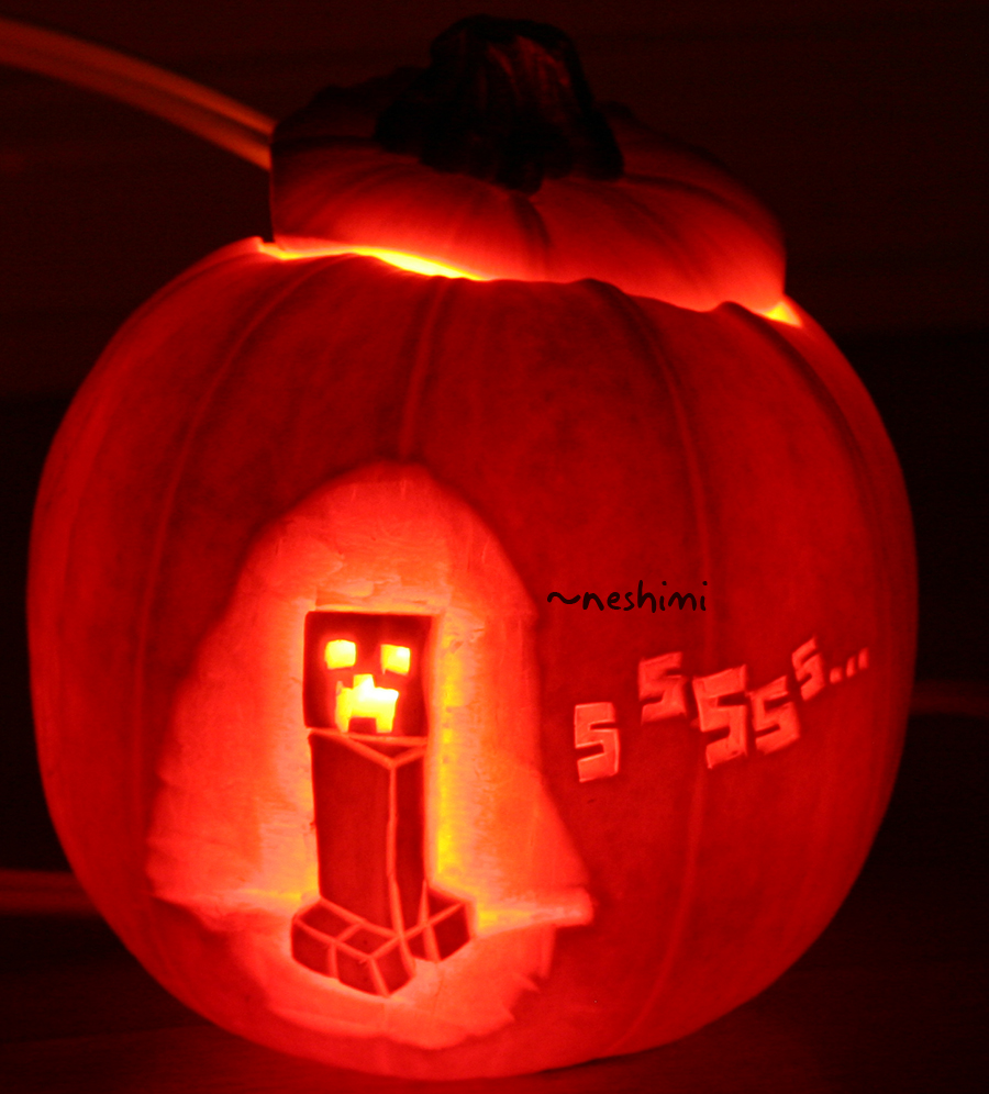 Creeper Pumpkin Stencils minecraft-pumpkin-stencils-printable-web-minecraft-creeper-pumpkin