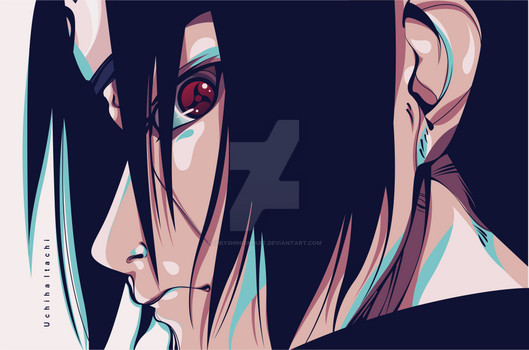 Fan Art Uchiha Itachi Sharingan