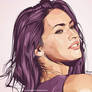 Megan Fox - Hollywood Star - in Vector