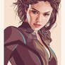 Jessica Alba in Vector - Fantastic 4 Obiy Shinichi