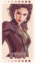 Jessica Alba in Vector - Fantastic 4 Obiy Shinichi