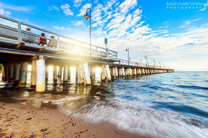 Sunny pier