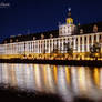 Wroclaw University by night