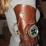 Steampunk upper arm - left side view