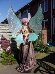 Steampunk fairy queen - backside