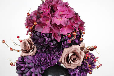 Fairy flower headdress - close up