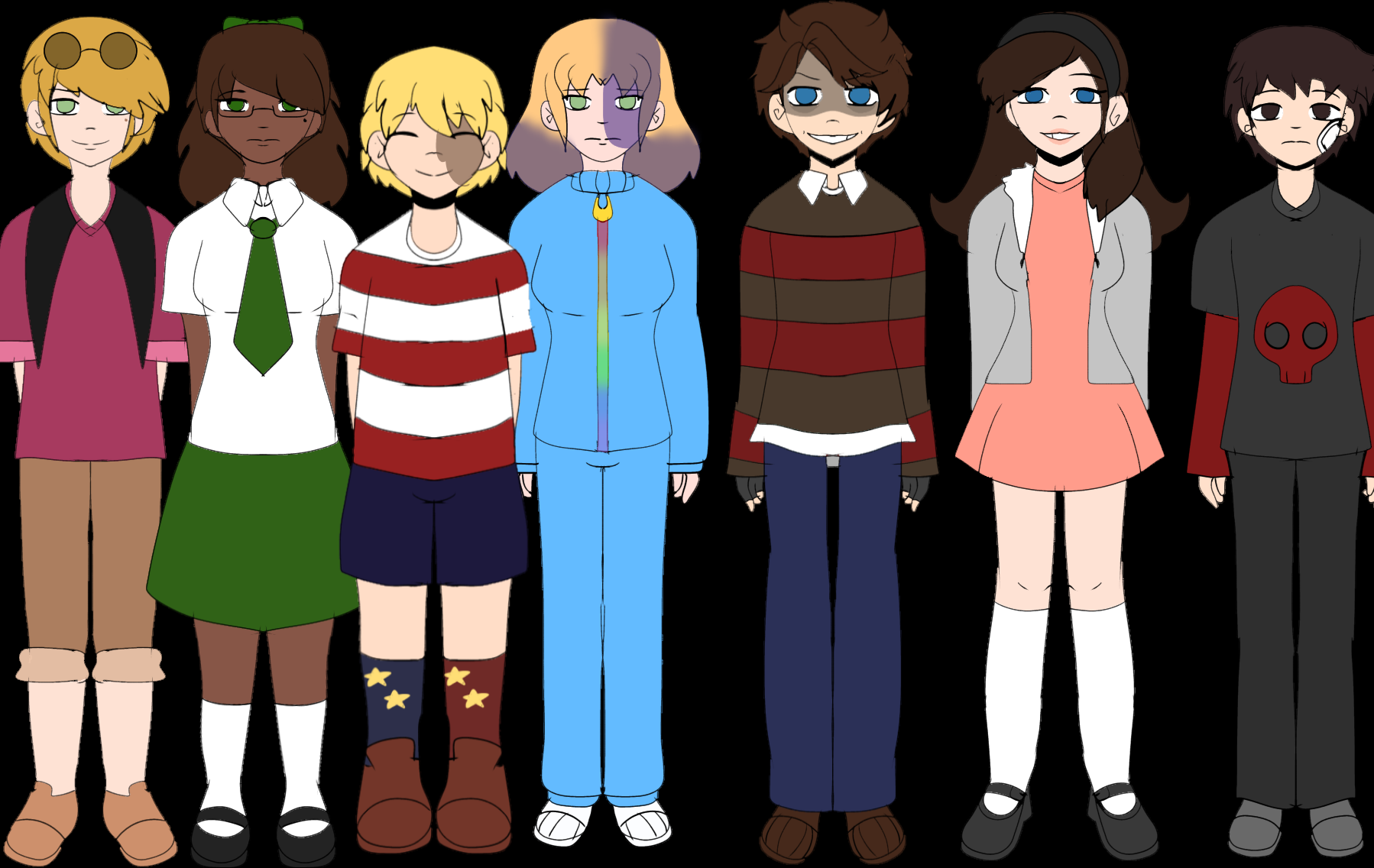 Full body designs by NotYoYo on DeviantArt