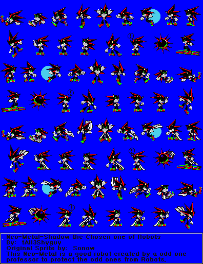 Metal Sonic Sprites (Sonic Advance Style) by NeoNyezu on DeviantArt