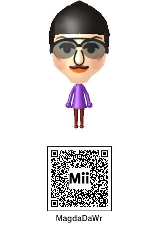 MagdaDAWr In Mii Form Plus QR Code