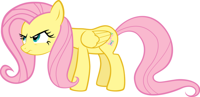 Fluttershy Angry Vector