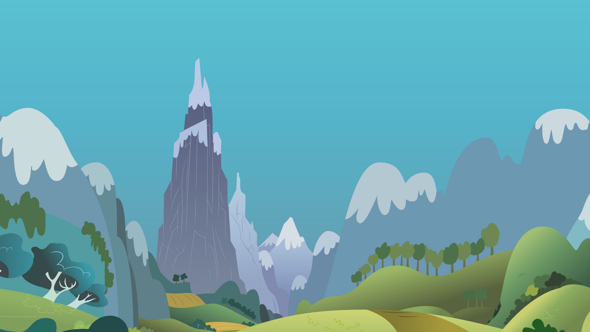 Mountain Landscape Vector by StarshineCelestalis