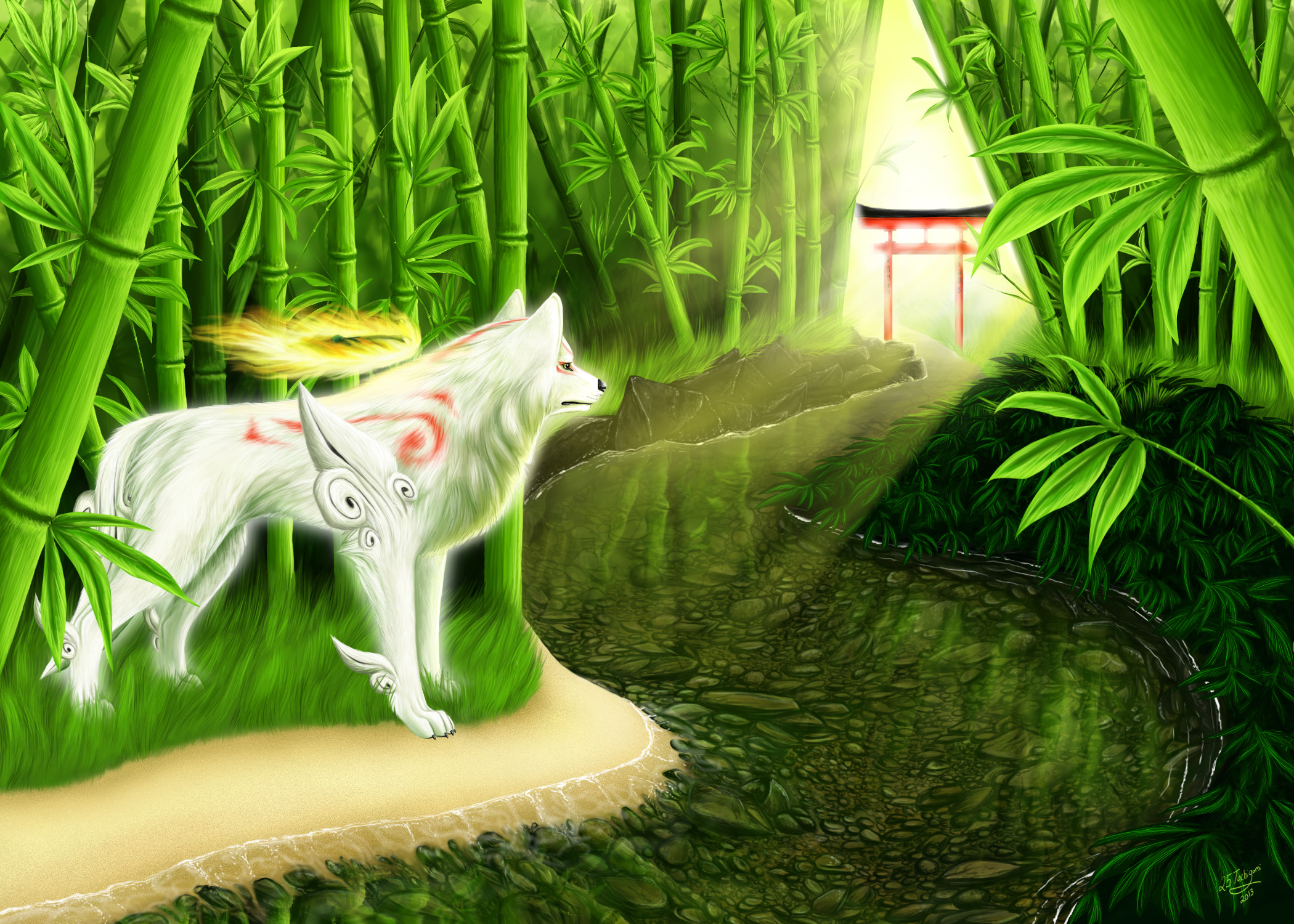 Bamboo Sanctum - Okami Amaterasu