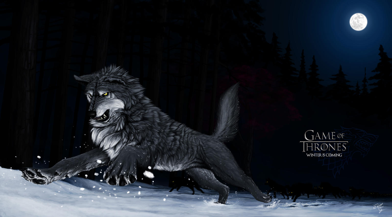 A Song Of Ice And Fire The Wolf Queen By 25tachigami On Deviantart