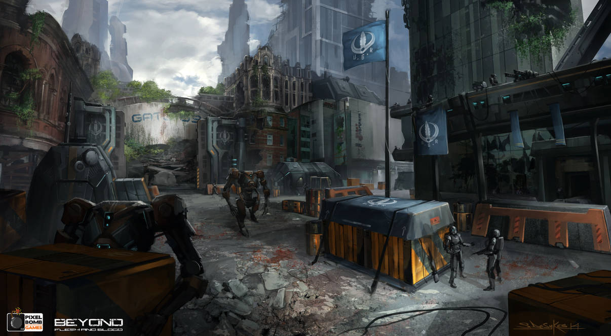 U.G.R_Base_Camp_Hilton_Hotel_Manchester02 by zombie-ninja