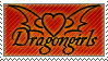 Dragongirls Stamp by Arcandio