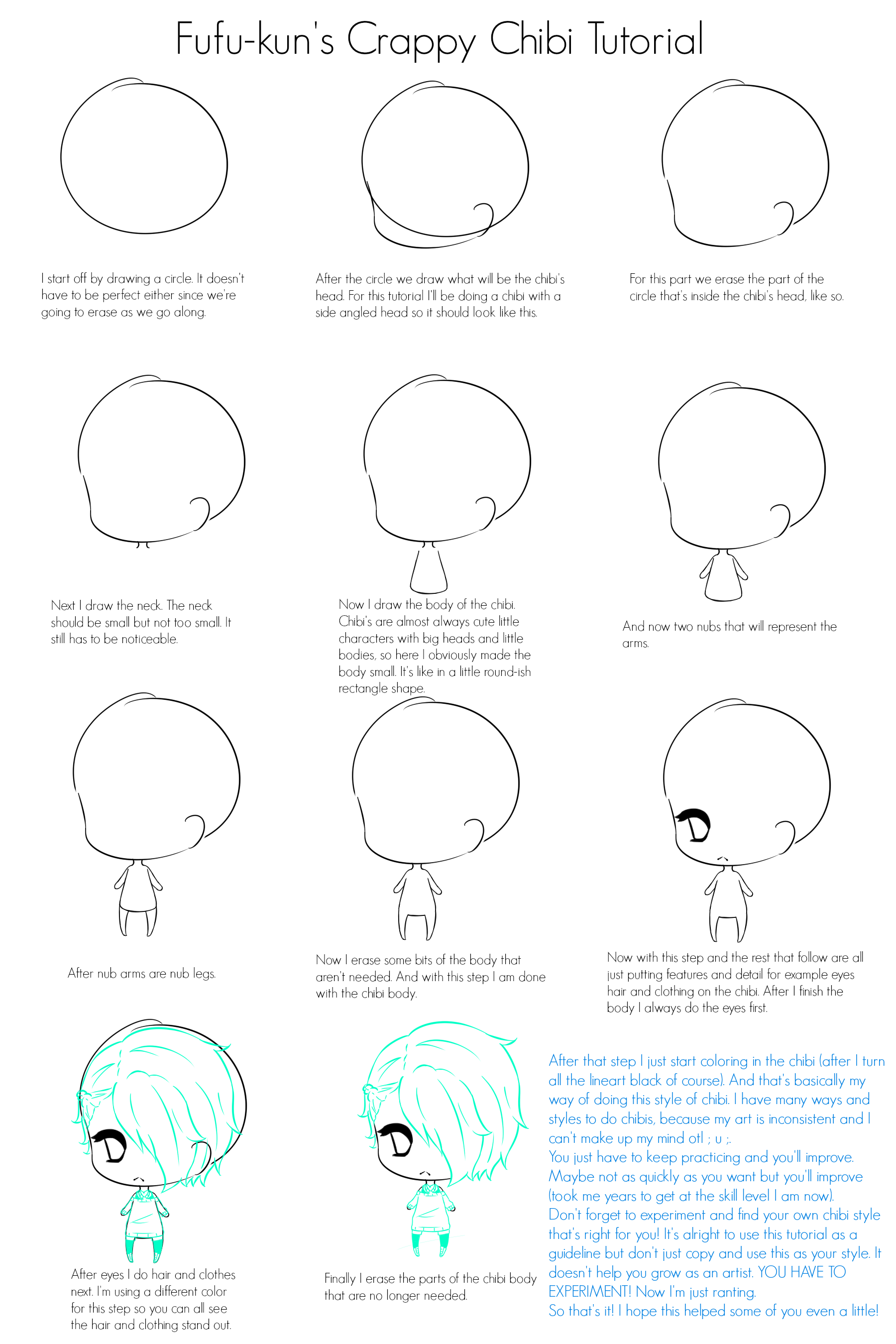 Tutorial || Chibis by Pantufu on DeviantArt