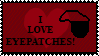 I Love Eyepatches Stamp by VanePyroRocker