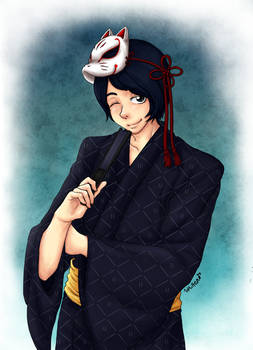 Yusuke in his yukata
