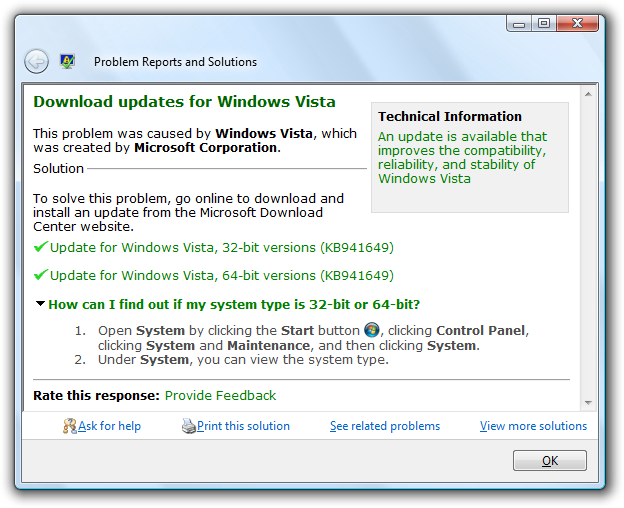Windows 7 Problem Repoter by MaxCoderZone on DeviantArt
