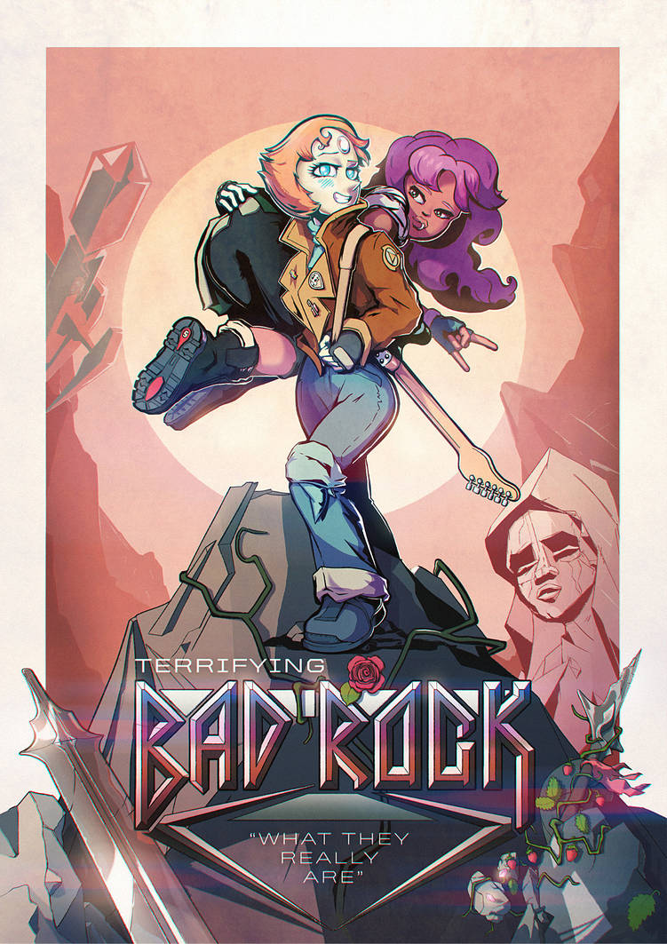 Bad Rock Pearl poster by V-Korneev Bad Rock Pearl poster by V-Korneev