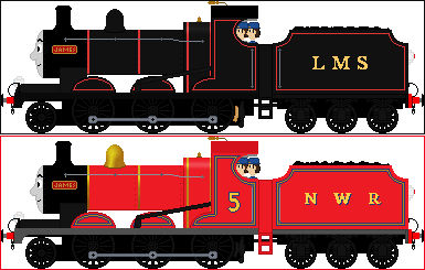 James the Red Engine by LocomotiveArtist on DeviantArt