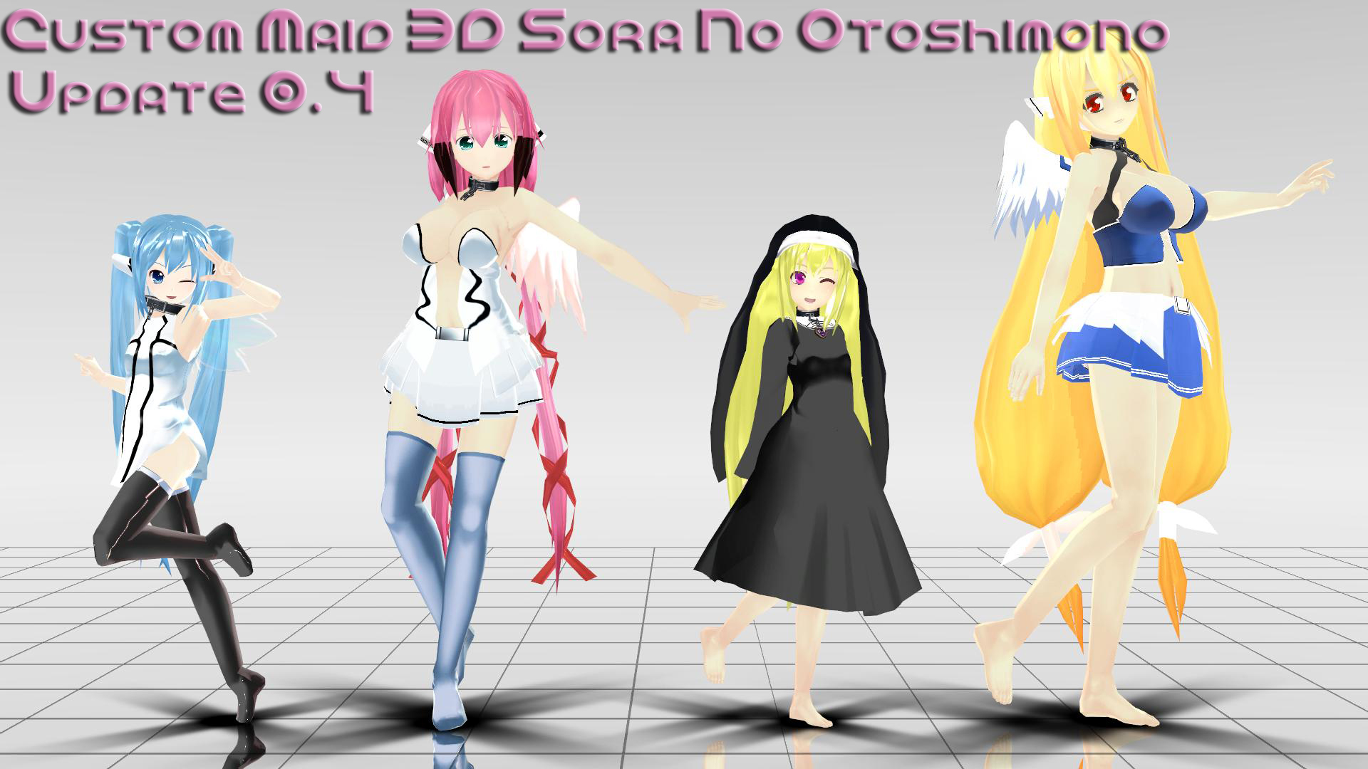 MMD Sora no Otoshimono pack Updated 0.4 DL