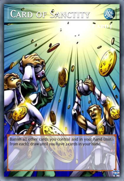 yugioh card of sanctity anime Gandora The Dragon Destruction (& 9 Other Cards Little Yugi Is Known For) Mint / near mint condition trading card Would this more accurate effect