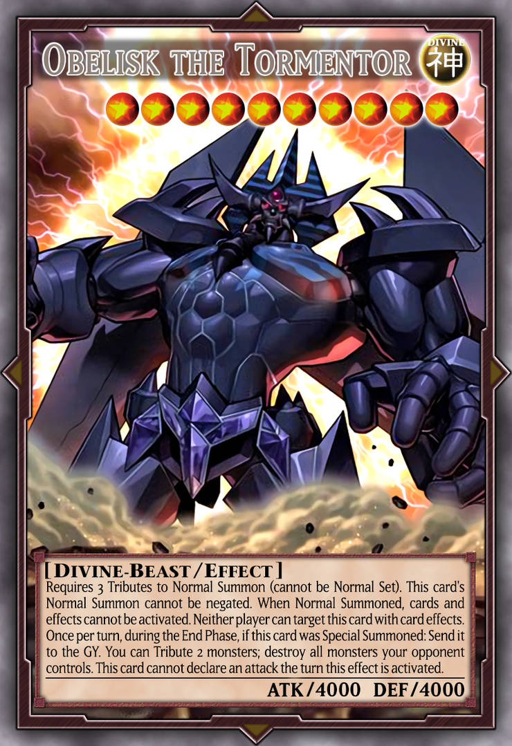 Obelisk the Tormentor Full Art by nhociory on DeviantArt Obelisk the Tormentor Full Art by nhociory on DeviantArt