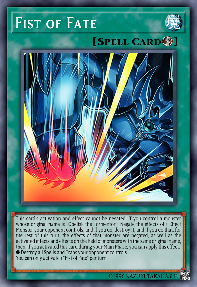 yugioh card of fate Fist EGO1-EN003 Ultra Rare 1st Edition Near Mint All cards will be carefully packed for safe transit Fist of Fate by nhociory