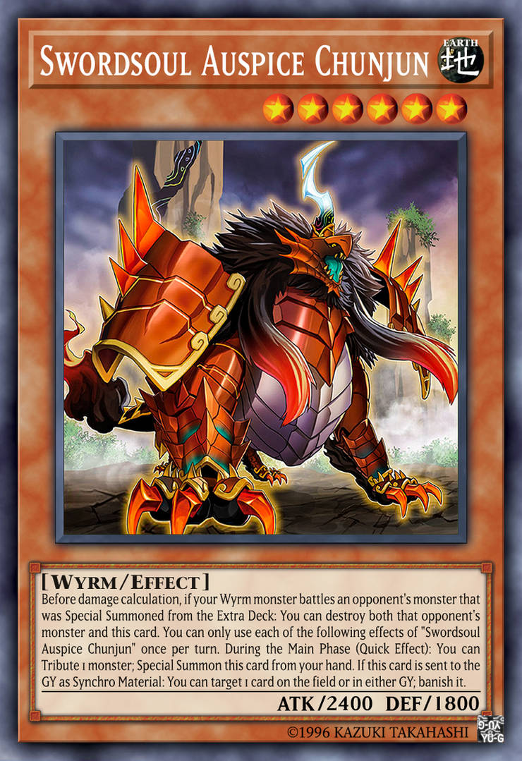 Carta Yu-Gi-Oh! Swordsoul Auspice Chunjun - BODE-EN006 - Super Rara - 1ª Edición