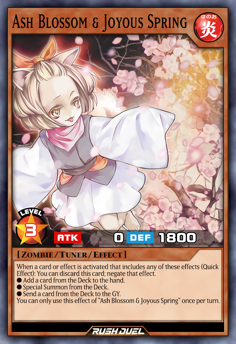ash blossom yugioh card & Joyous Spring (L5DD-ENC09) Ash Blossom ash yugioh card Yugioh Ash