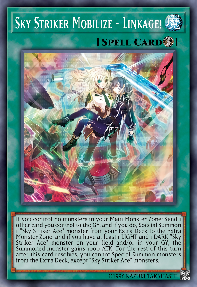 Yugioh! Sky Striker Mobilize - Linkage! Mama-en003 1st Ed Ul Sky Striker Mobilize - Linkage Inglés Yugioh! Sky Striker Mobilize - Linkage! Mama-en003 1st Ed Ul Sky Striker Mobilize - Linkage Inglés