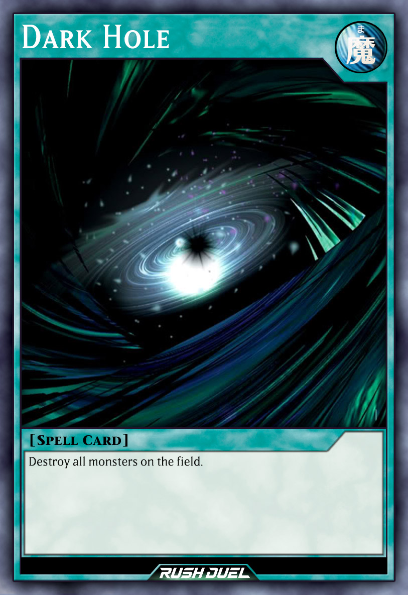 yugioh card dark hole Yu-Gi-Oh! - - LEHD-ENB21 - Ultra Rare - 1st Edition - Legendary Hero Decks You can add 1 Dark Hole from your Deck to your hand during the End Phase of this turn. Dark Hole (Shatterfoil)
