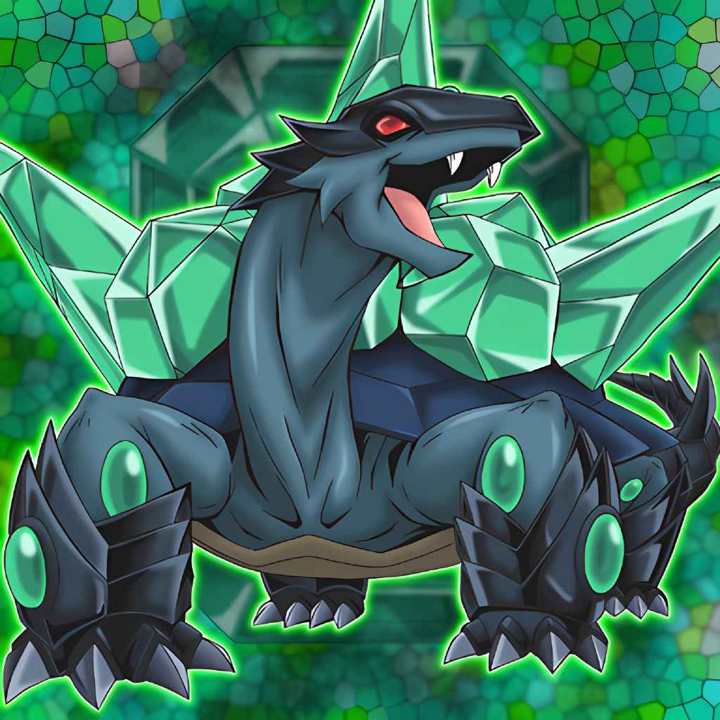 Ember Turtle Advanced Crystal Beast Emerald Turtle (Anime) by nhociory on DeviantArt