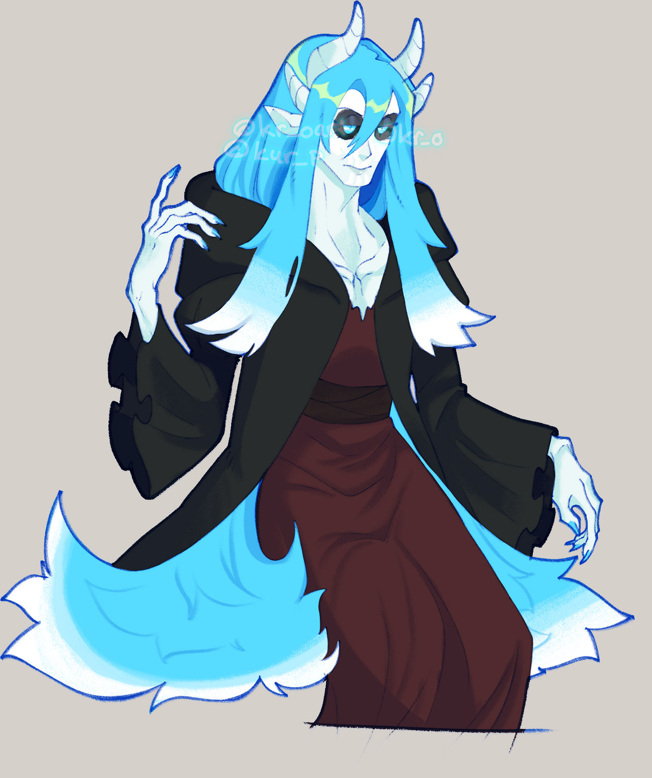 Stolas Robe Deviantart Stolas by Kr-o on DeviantArt