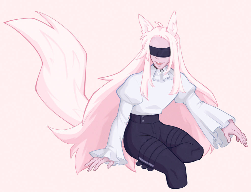 Pink Fox by Kr-o on DeviantArt