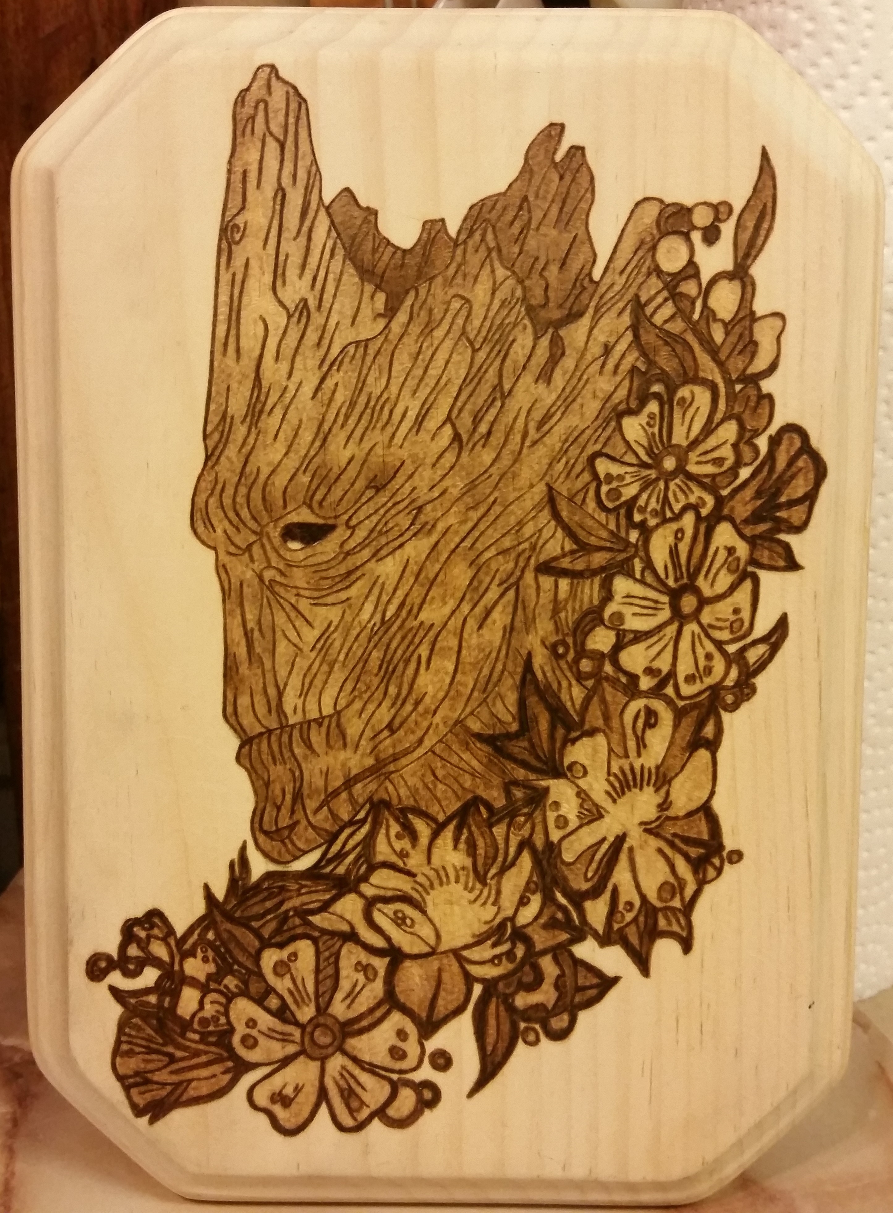 Woodburning - I Am Groot