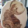 Woodburning - Zinogre from Monster Hunter