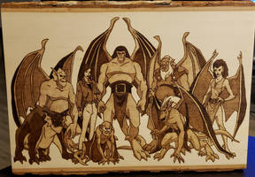 Woodburning - The Gargoyles