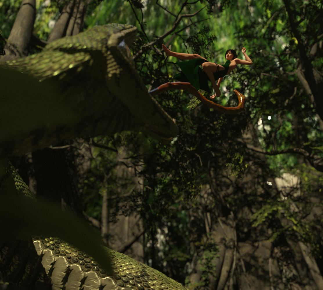 Python Queen Woman Battle Against the Python Queen 20 by UmbraDiadem on DeviantArt
