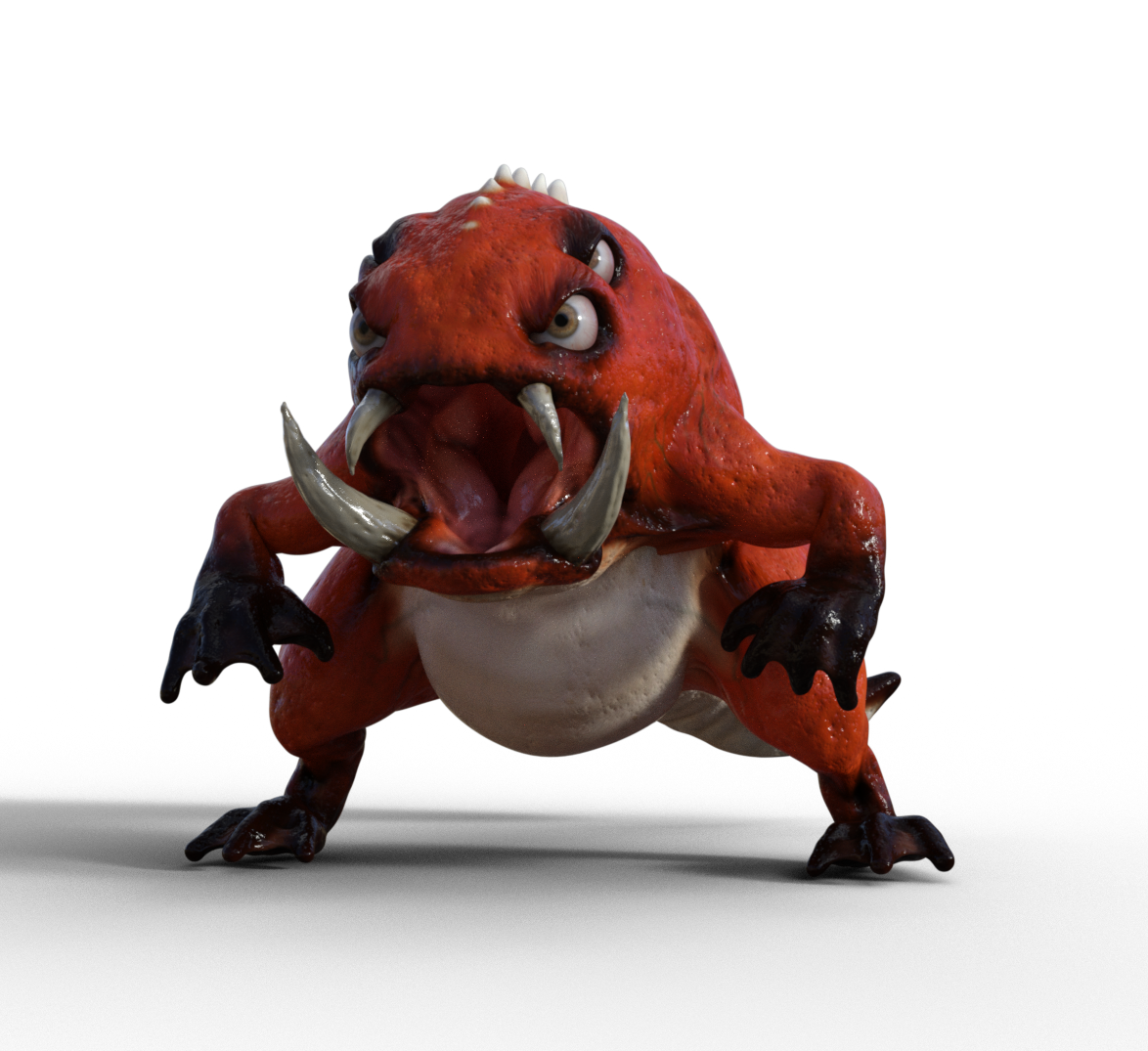 Angry Lizard Demon by UmbraDiadem on DeviantArt