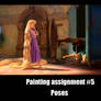 Rapunzel's painting assignment