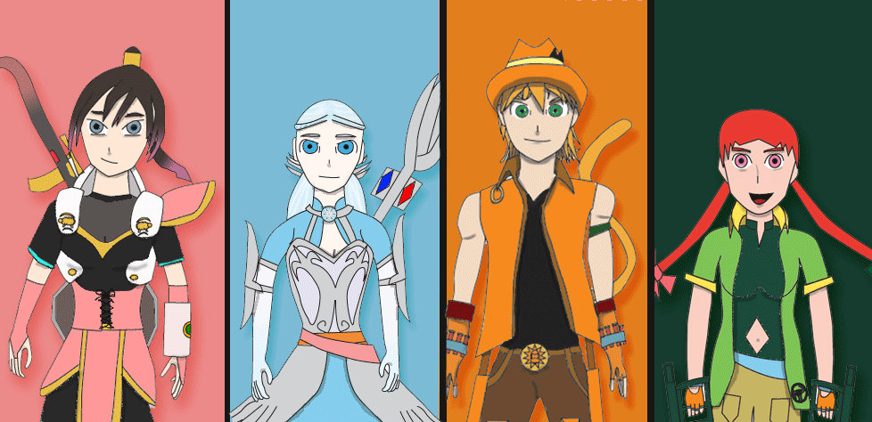 RWBY OC team by Zac2531 on DeviantArt