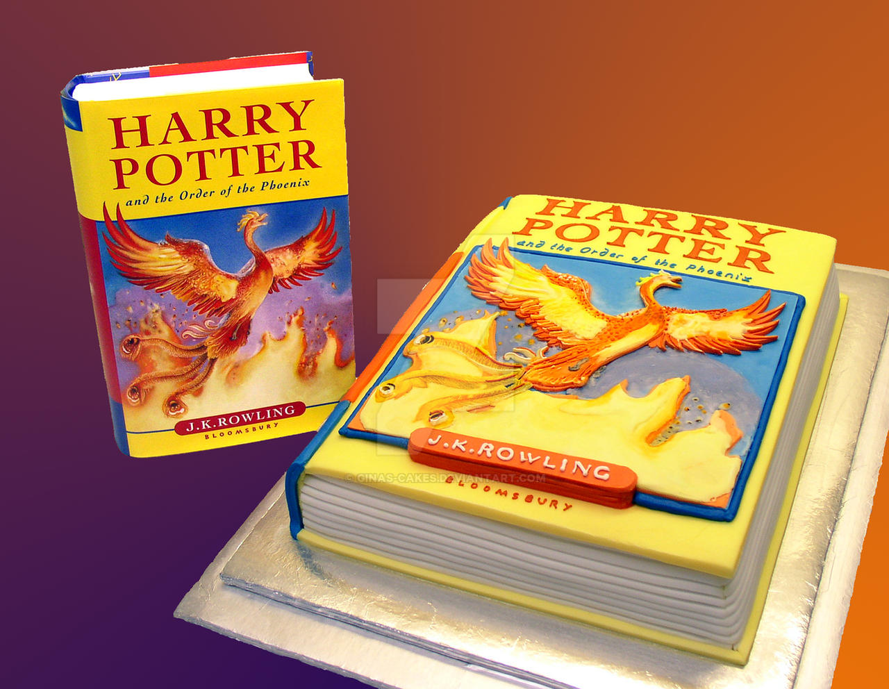 Harry Potter Book Cake