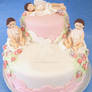 Cherubs Christening Cake