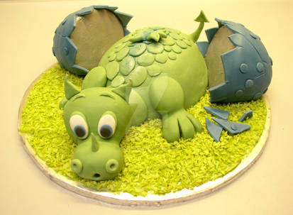 Baby Dragon Cake